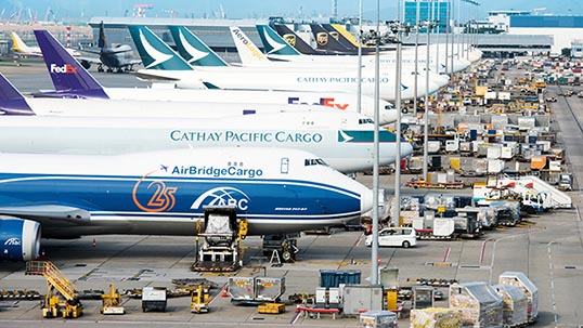 全世界航空物流货运最繁忙的机场名单